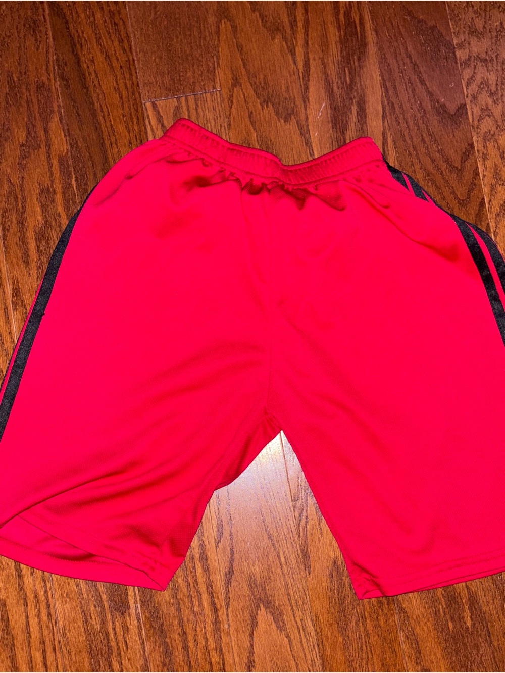 Youth Red Athletic Shorts - Lightweight Performance